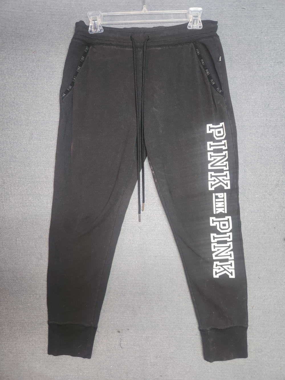 PINK Victoria's Secret Black Jogger Sweatpants #353